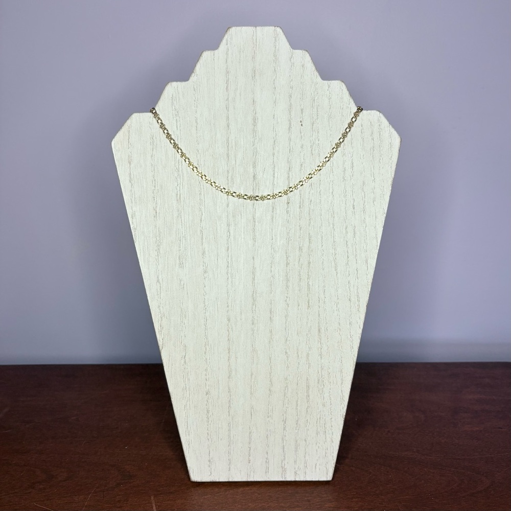Antique Costume 7.5” Necklace/Choker, Gold Chain